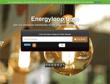 Tablet Screenshot of energyloop.com